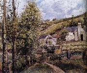 Camille Pissarro Loose multi tile this Ahe rice Tash s scenery oil